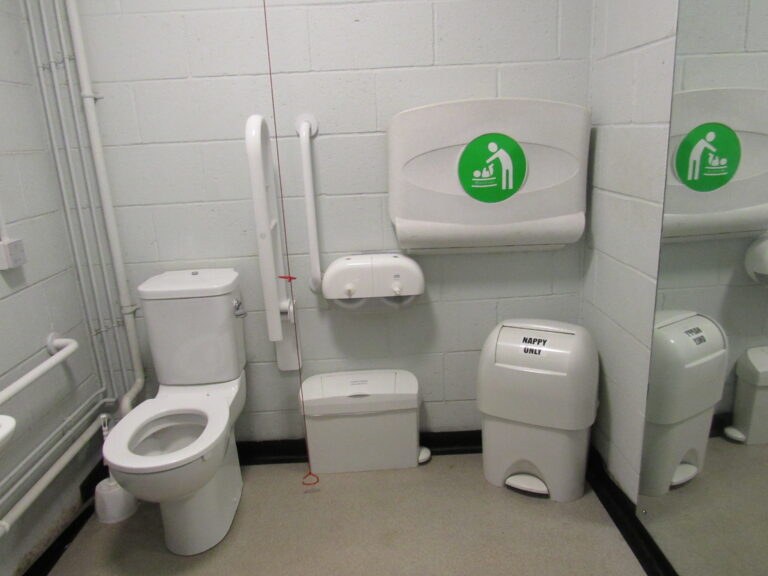 Toilets with baby changing facilities